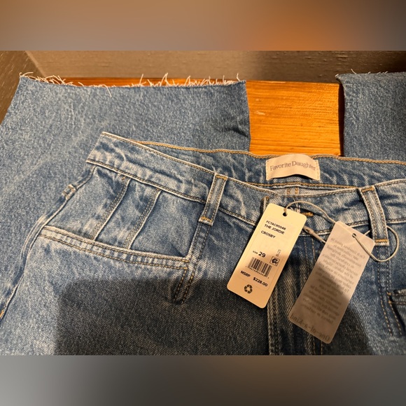 Favorite Daughter The Jordie Super High Rise Wide Leg. Color: Crosby, sz 29 NWT - Picture 13 of 13